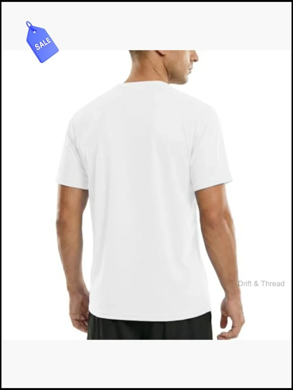 Men's Short Sleeve Rash Guard UPF 50+ Sun Protection Swim Shirt Quick Dry Water